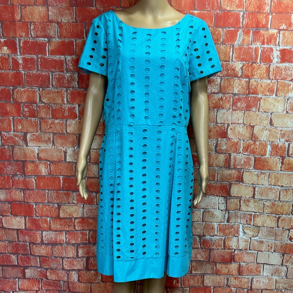 Alex Marie Plus Size Eyelet Dress
